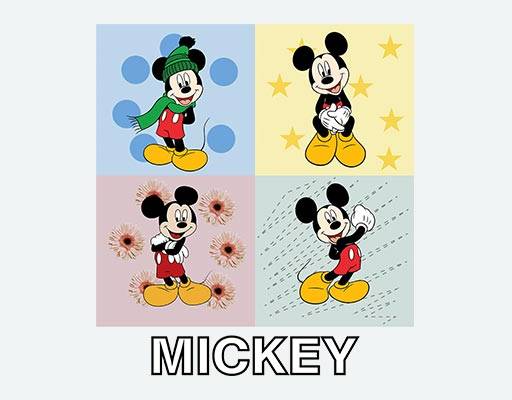 卡通米老鼠矢量mickey迪士尼矢量图案可爱卡通老鼠