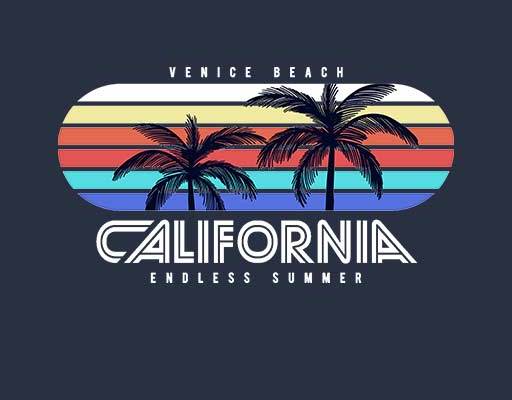 椰子树矢量文字线条矢量卡通英文字母矢量