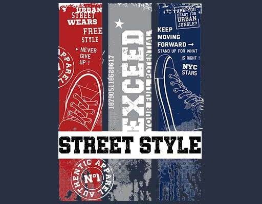 卡通鞋子矢量手绘鞋子破碎线条矢量英文字母矢量