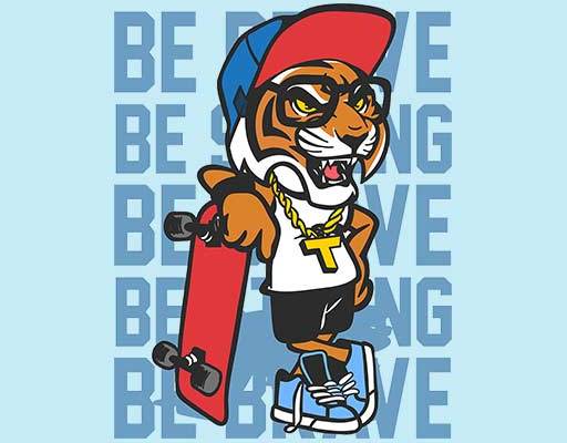 英文字母矢量滑板老虎矢量戴帽子的老虎矢量卡通老虎矢量戴眼镜的老虎运动老虎矢量