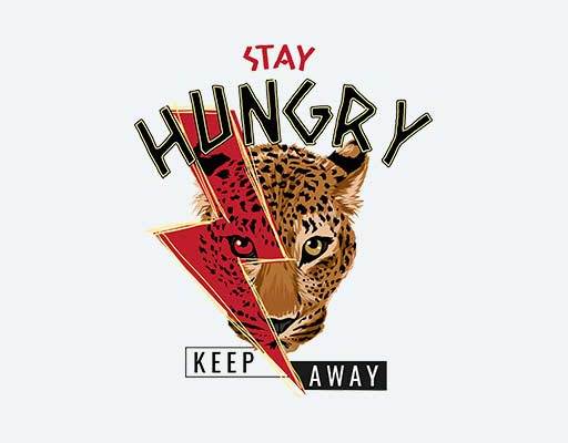 卡通豹子头像矢量闪电豹子手写英文字母矢量简笔卡通动物头像