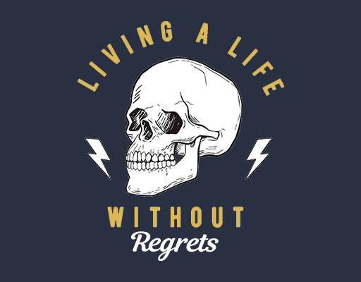 骷髅头矢量卡通头骨矢量恐怖灵异矢量图案男装英文字母矢量图案