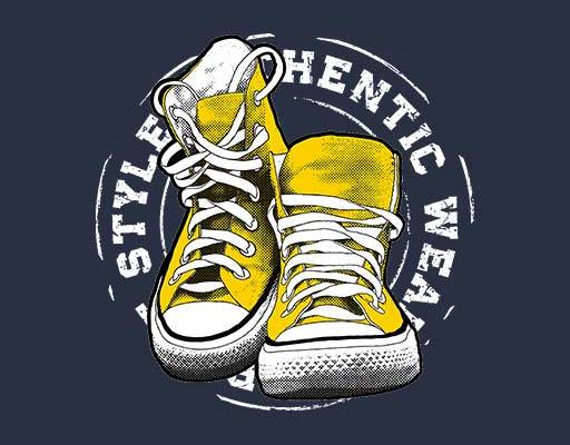 卡通鞋子矢量板鞋矢量破碎英文字母矢量手绘鞋子帆布鞋