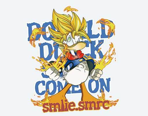 卡通唐老鸭矢量英文字母矢量卡通动画片矢量Donald Duck迪士尼卡通图案