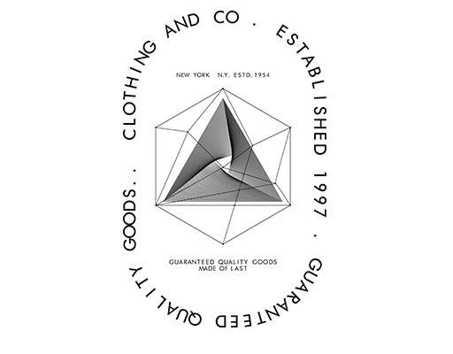 立体三角形矢量英文字母矢量线条矢量立方体矢量图案