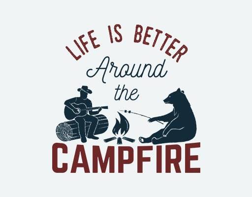 卡通熊矢量手绘弹吉他人物矢量手写英文字母矢量