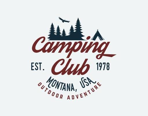 卡通树木手写英文字母矢量树木