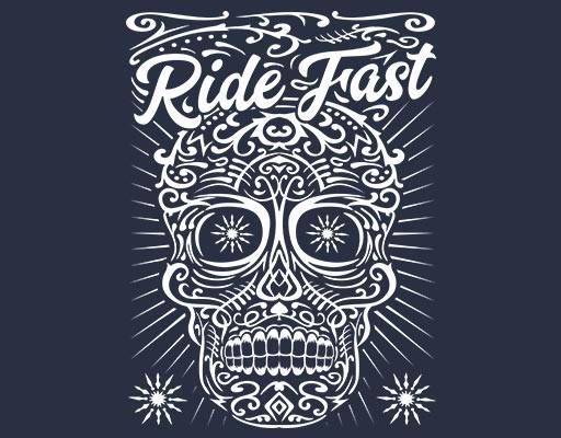 卡通骷髅头矢量手写英文字母矢量花卉骷髅