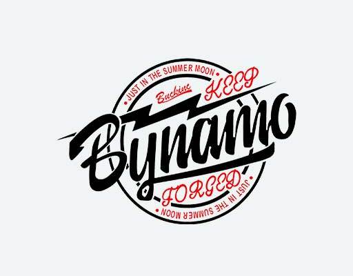 圆形英文字母图案手写英文字母bynamo文字图案