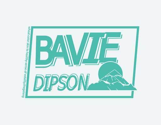 卡通文字矢量数字字母矢量剪影文字矢量山峰剪影图案bavie