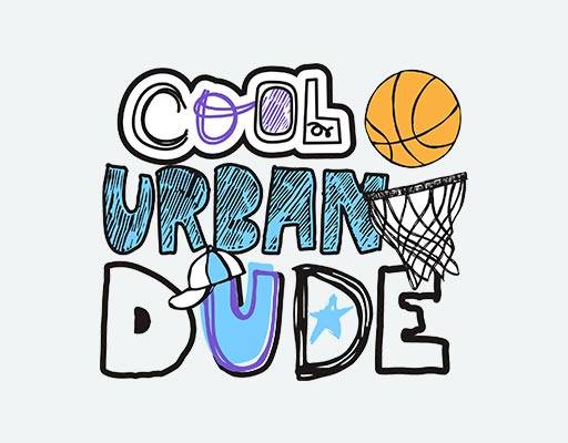 手绘英文字母矢量卡通篮球矢量涂鸦英文字母篮筐矢量