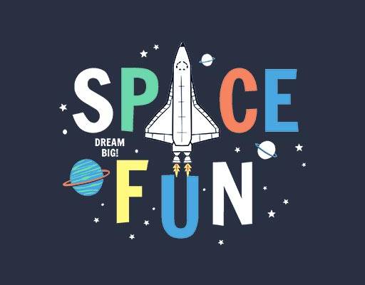 航天飞机矢量太空矢量图案英文字母矢量星球矢量素材