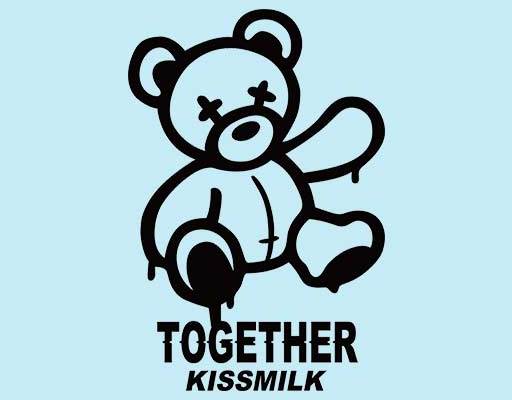 卡通单色小熊矢量英文字母熊图案炫彩小熊图案滴墨的小熊黑色简笔画熊