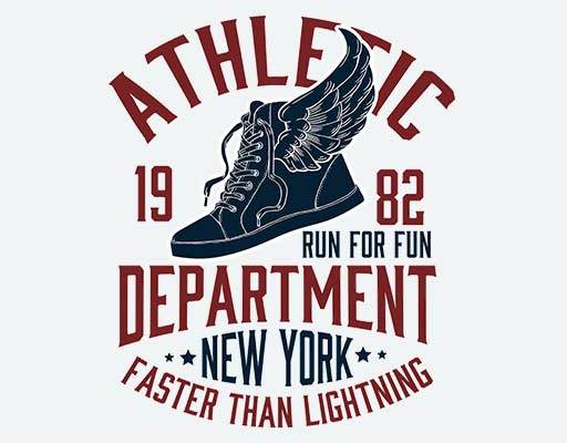 鞋子矢量翅膀鞋子板鞋图案英文字母矢量素材卡通飞翔的鞋子