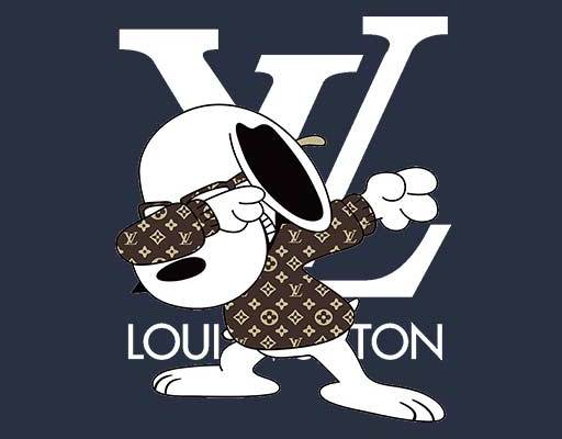 lv印花素材史努比印花图案路易威登LOUIS VUITTON标志矢量logo