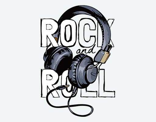 耳机矢量素材卡通英文字母男装印花素材炫酷耳麦音乐素材图案