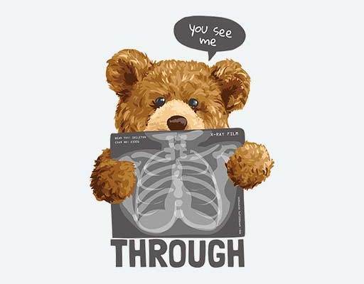 卡通小熊矢量英文字母卡通图案CT小熊可爱小熊毛绒玩具