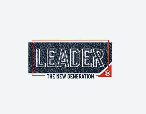 英文字母矢量素材leader文字图案牛仔面料图案线条矢量素材