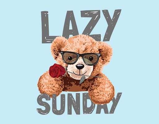 卡通毛绒玩具小熊矢量英文字母小熊卡通素材鲜花熊玫瑰棕色熊