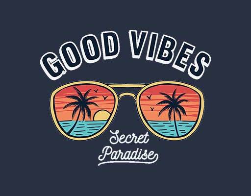 彩色眼镜矢量墨镜图案夏日椰子树矢量夏日风景图案英文字母