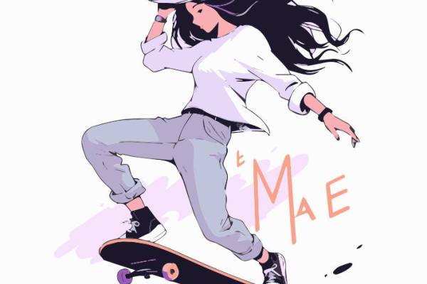 滑板女生-81401
