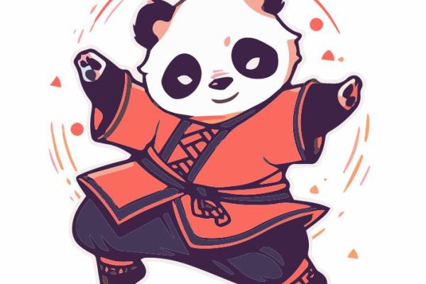 熊猫打太极-72615