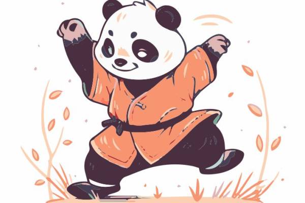 熊猫打太极-72613