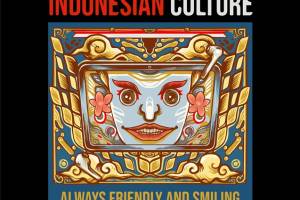 探索印尼文化：友好微笑的服装裁片印花设计