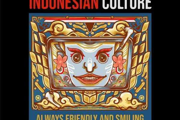 探索印尼文化:友好微笑的服装裁片印花设计