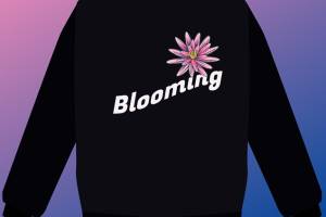 时尚花卉图案服装裁片印花设计