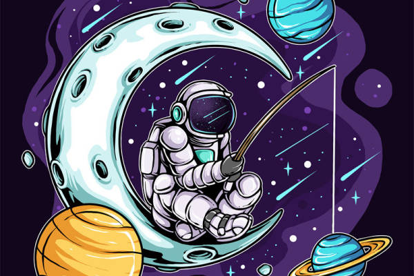 探索宇宙奥秘的宇航员服装印花设计