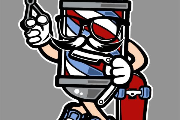 创意卡通风格服装裁片印花设计