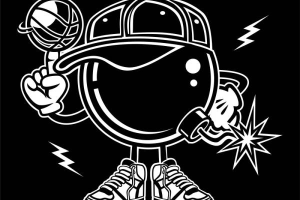 时尚篮球主题服装印花设计，展现活力与激情