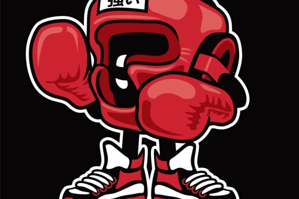 时尚潮流拳击主题服装印花设计