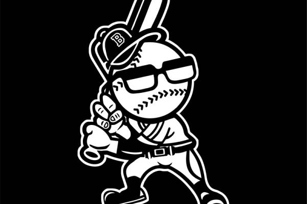 时尚潮流个性服装印花设计：棒球小子