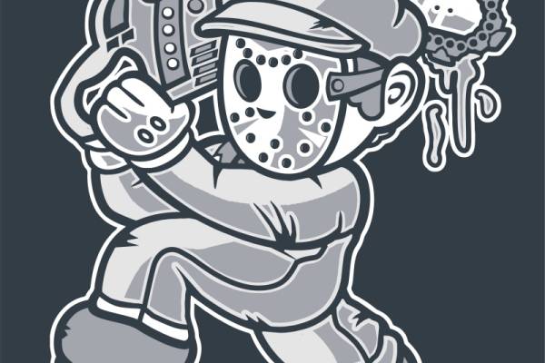 创意卡通风格服装裁片印花设计