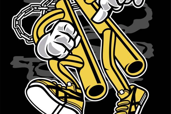 时尚街头风格服装印花设计：音乐元素与个性表达