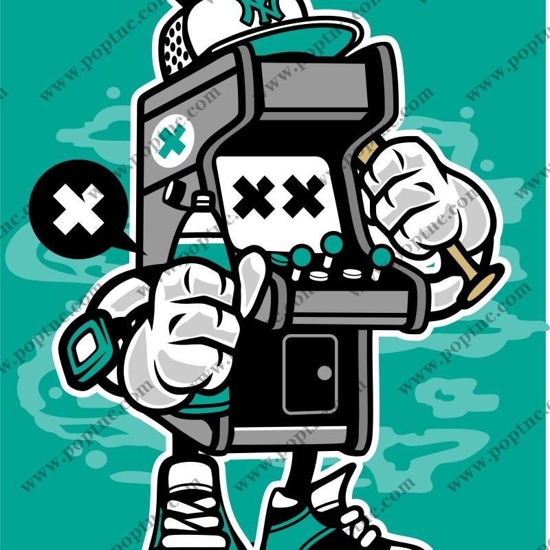 创意机器人服装裁片印花设计,展现未来科技感