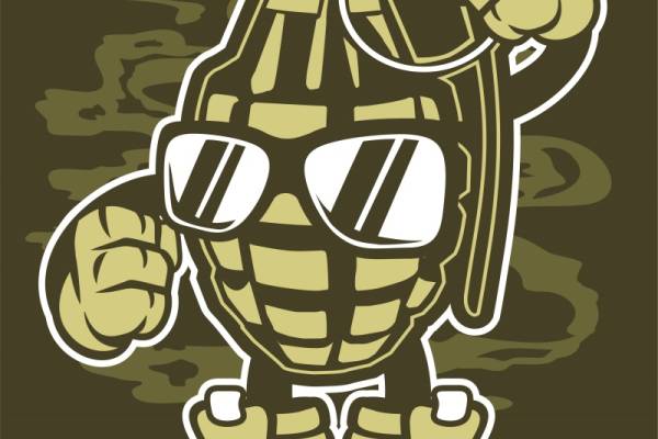 时尚迷彩风格服装裁片印花设计