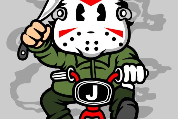 创意卡通角色服装裁片印花设计