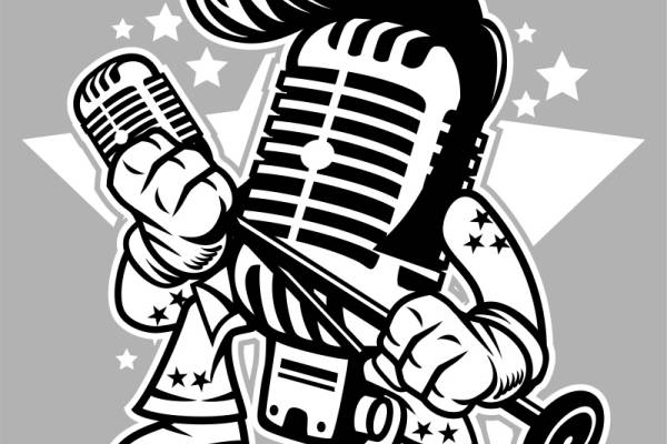 复古摇滚风格服装裁片印花设计