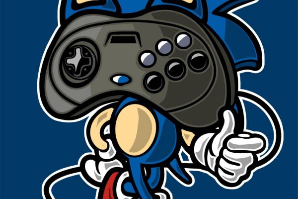 时尚潮流卡通狗服装裁片印花设计