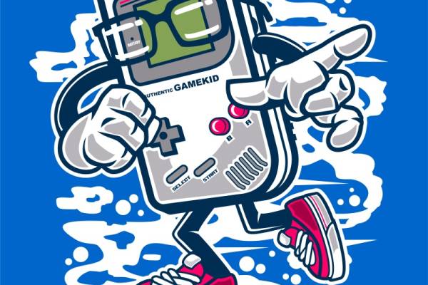 复古游戏机主题服装印花设计，展现个性与怀旧情怀