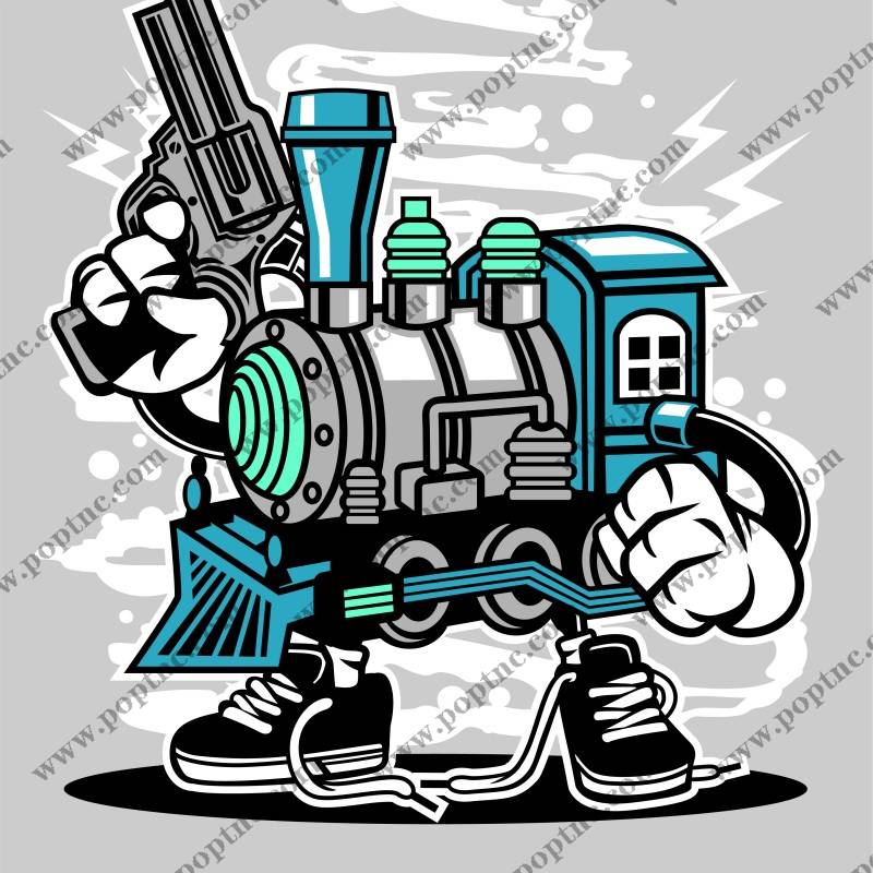 未来科技风格服装裁片印花设计