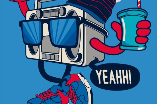 创意复古相机服装印花设计，展现个性时尚