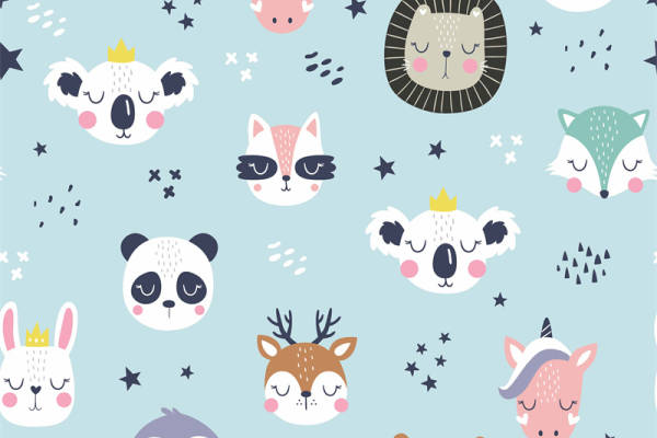 可爱卡通动物服装印花设计，打造独特儿童时尚