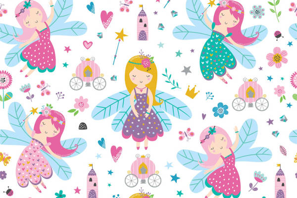 梦幻童话风格服装印花设计,打造独特儿童服饰