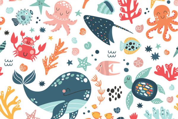 海洋主题服装印花设计：打造夏日清新风格