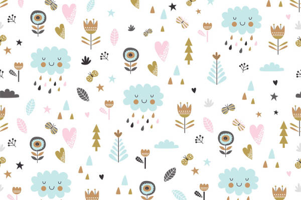 可爱卡通元素服装印花设计，增添童趣与活力