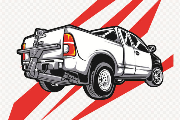 动感越野汽车服装印花设计，展现活力与速度